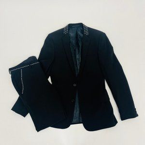 ASOS DESIGN Super Skinny Suit Pants in Black